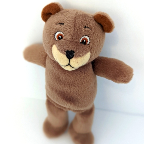 Eden Toys Vintage Plush Bear Plush Puppet Eden Pbs Kids Stuffed
